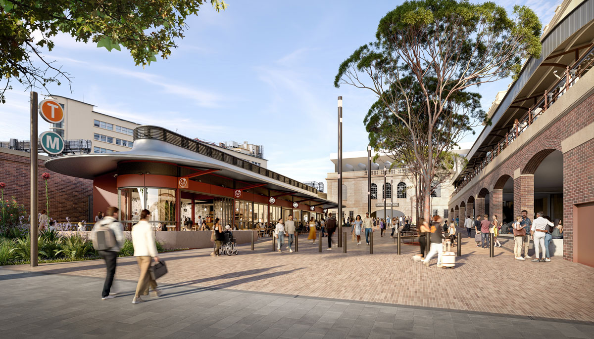 Artist's impression of revitalised Eddy Avenue